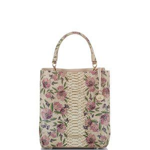 NWT BRAHMIN AMELIA LABYRINTH FLORAL HANDBAG